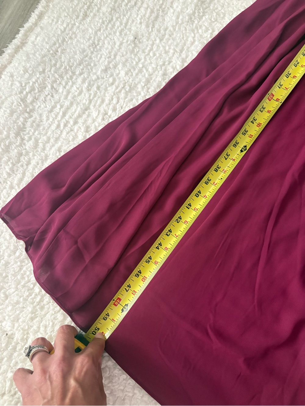 Beautiful Burgundy Dress - Picture 5 of 6